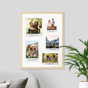 Create Your Own Custom Retro Instant Photo Collage Poster