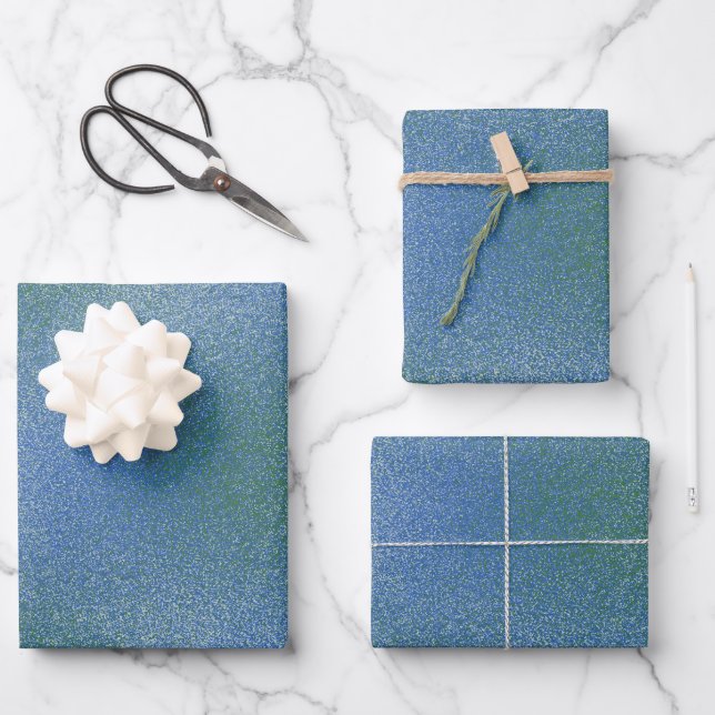 Create Your Own Custom Retro Static Texture Wrapping Paper Sheet (Front)