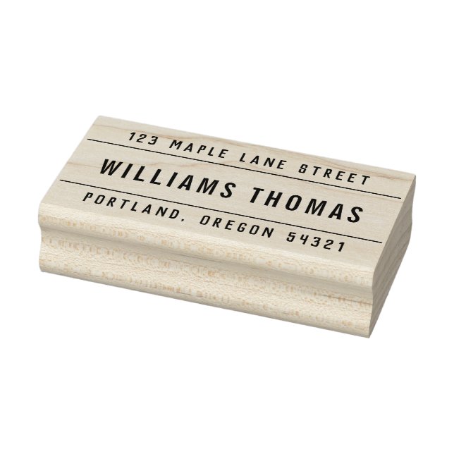 Create Your Own Custom Return Address Rubber Stamp (Stamp)