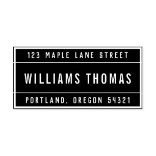 Create Your Own Custom Return Address Rubber Stamp