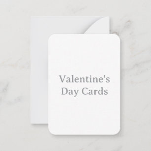 Create Your Own Custom Ronded Valentine's Day Card