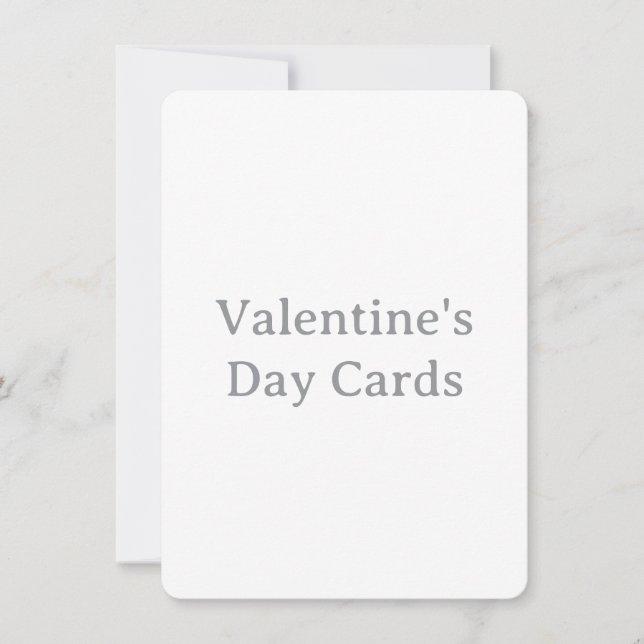 Create Your Own Custom Rounded Valentine's Day Card (Front)