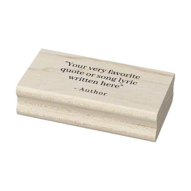 Create your own custom rubber stamp (Stamp)