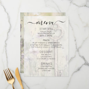 Create Your Own Custom Shabby Chic Rustic Key Menu