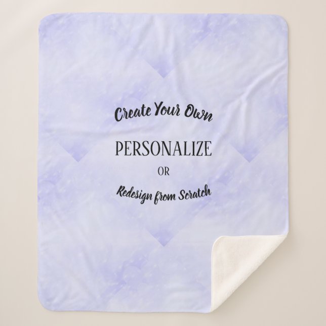 Create Your Own Custom Sherpa Blanket (Front)