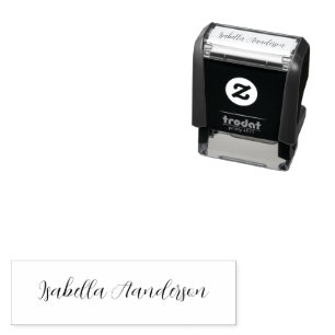 Create Your Own Custom Signature Personalised Self-inking Stamp