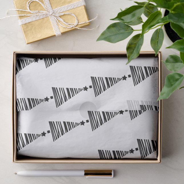 Create Your Own Custom Simple Christmas Tree Tissue Paper (Gift)
