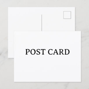 Create Your Own Custom Simple Design Holiday Postcard