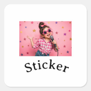 Create Your Own Custom Simple Design Sticker