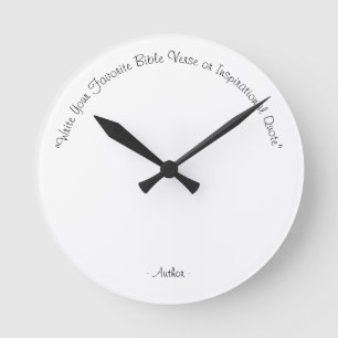 create your own custom small wall clock