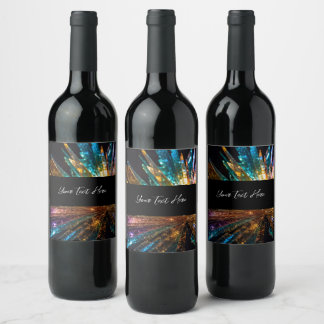 Create Your Own Custom Smashed Coloured Glass Wine Label