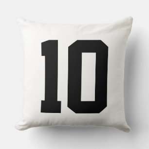Create Your Own Custom Sports Jersey Number Cushion