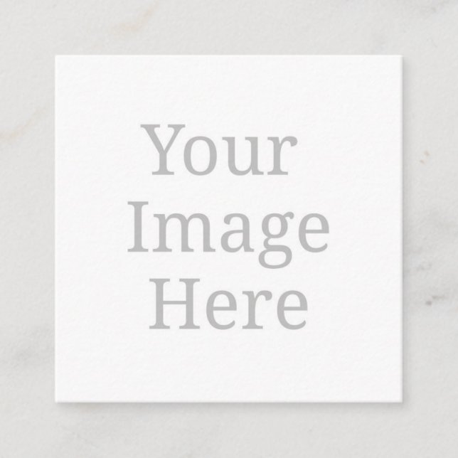 Create your own custom  square business card (Front)