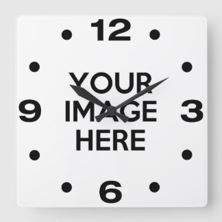 Create Your Own Custom Square Wall Clock