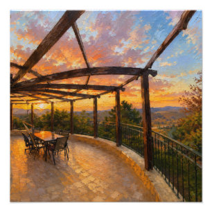 Create your own custom sunset photo print