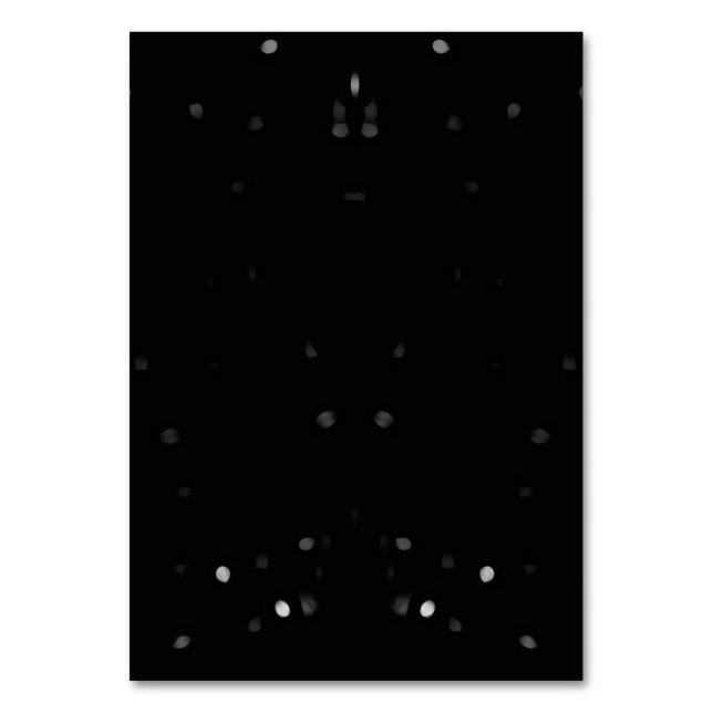 Create Your Own Custom Table Number (Front)