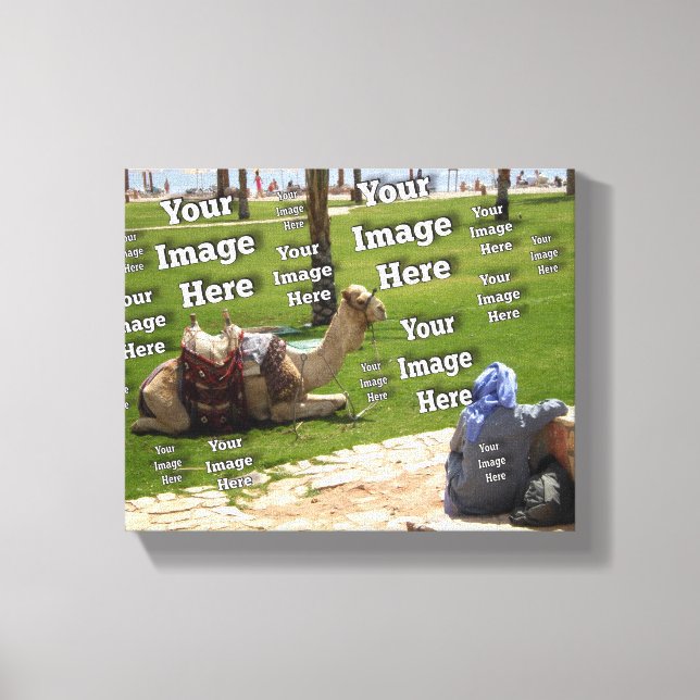 🤍 Create Your Own Custom Template Canvas Print (Front)