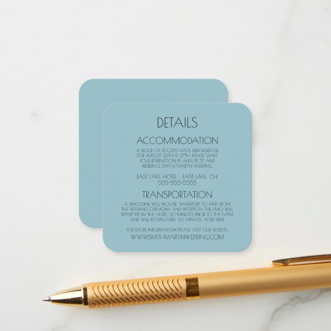 Create Your Own Custom Text Enclosure Card (Front/Back In Situ)