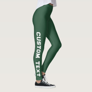 Create Your Own Custom Text Leggings