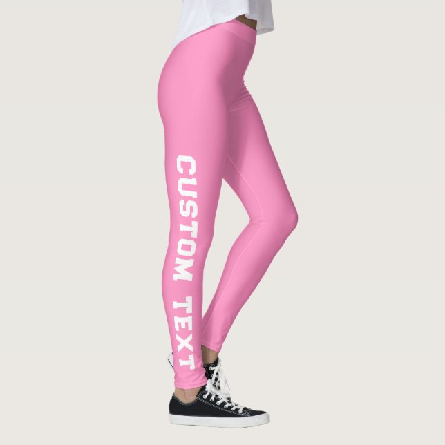 Create Your Own Custom Text Leggings (Right)