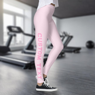 Create Your Own Custom Text Leggings