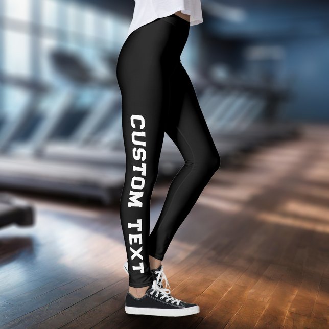Create Your Own Custom Text Leggings (Creator Uploaded)