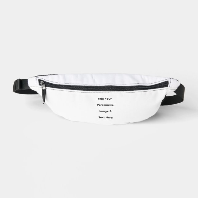 create your own custom text personalise bum bags (Front)