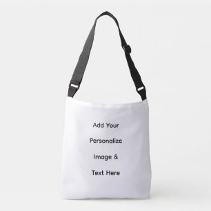 create your own custom text personalise crossbody bag