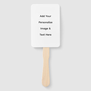 create your own custom text personalise hand fan