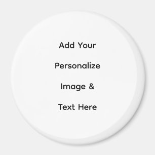 create your own custom text personalise magnet