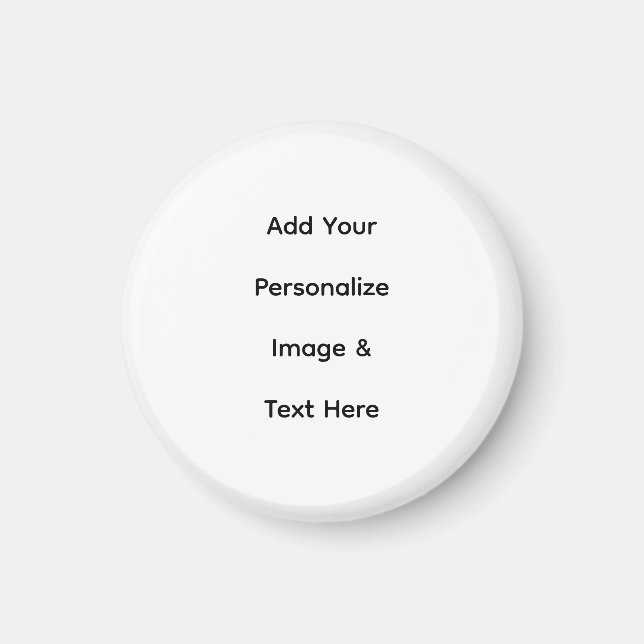 create your own custom text personalise magnet (Front)