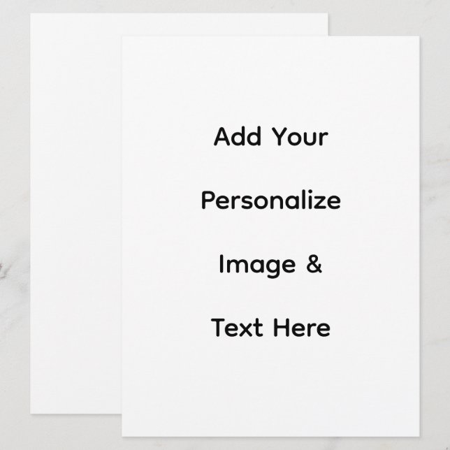create your own custom text personalise programme (Front/Back)