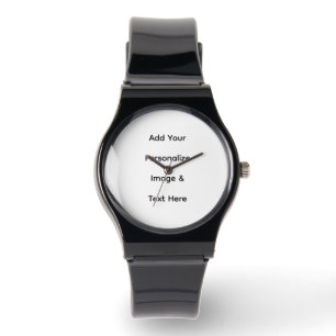 create your own custom text personalise watch