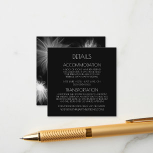 Create Your Own Custom Text X-Ray Wildflowers Enclosure Card