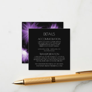 Create Your Own Custom Text X-Ray Wildflowers Enclosure Card