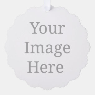 Create your own custom tree decoration card