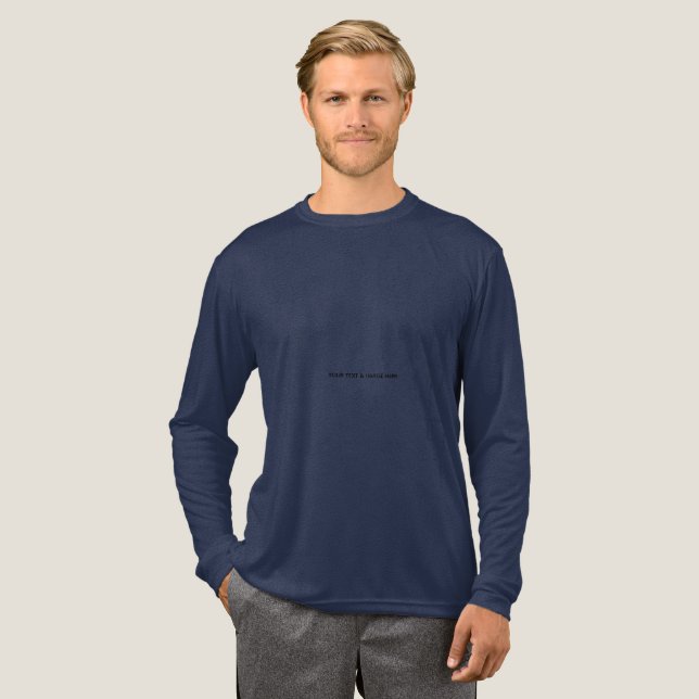 Create Your Own custom Tri-Blend Shirt (Full Front)