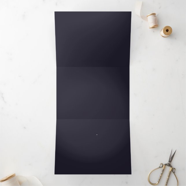 Create Your Own Custom Tri-Fold Invitation (Inside)