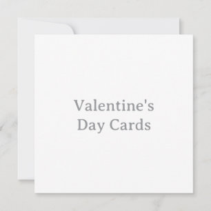 Create Your Own Custom Valentine's Day 5.25" x 5.2 Card