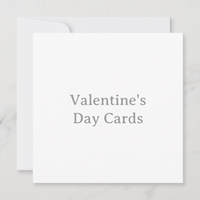 Create Your Own Custom Valentine's Day Card (Front)