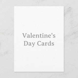 Create Your Own Custom Valentine's Day Holiday Postcard