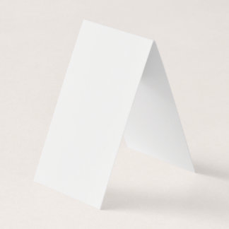 Create Your Own Custom Vertical Tent Fold Folded Business Card