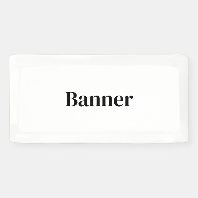Create Your Own Custom Vinyl 1' x 2' Banner (Horizontal)