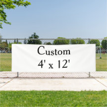 create your own custom Vinyl 4' x 12'Outdoor metal