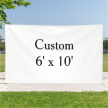 create your own custom Vinyl 6' x 10' Outdoor