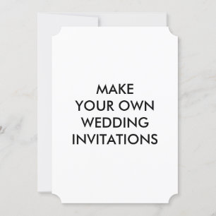 Create Your Own Custom Wedding Invitations 5 x 7
