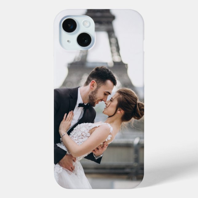 Create Your Own Custom Wedding Photo Case-Mate iPhone Case (Back)