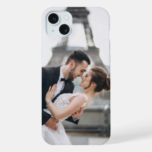 Create Your Own Custom Wedding Photo iPhone 15 Plus Case