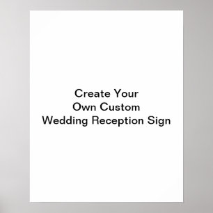 Create Your Own Custom Wedding Reception Sign