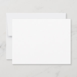 Create your own custom white  card